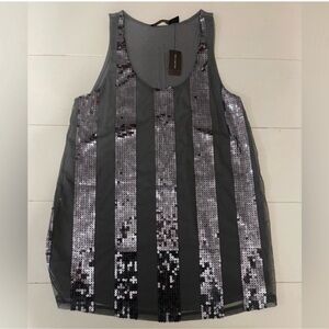 Striped Sparkly Tank Top